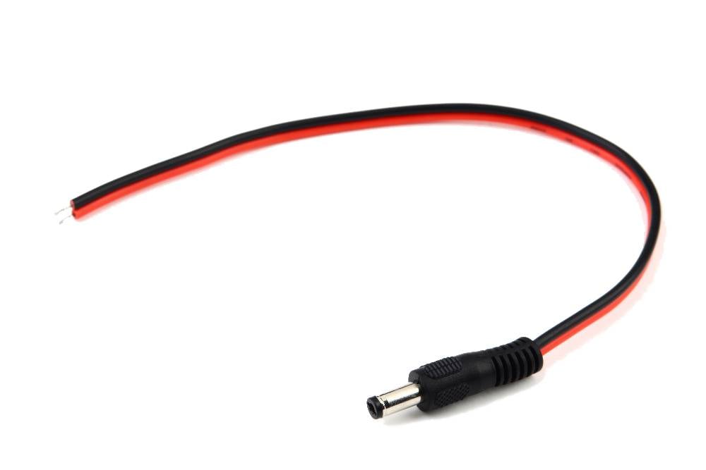 DC 5,5mm jack Male pigtail connector 15cm of 1M