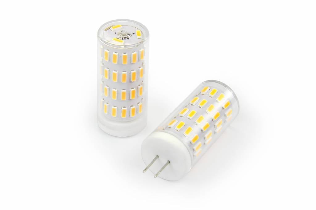 Dimbaar LED G4 steeklampje, Warm Wit 2800K, 3,2Watt, 12 tot 24 Volt AC/DC