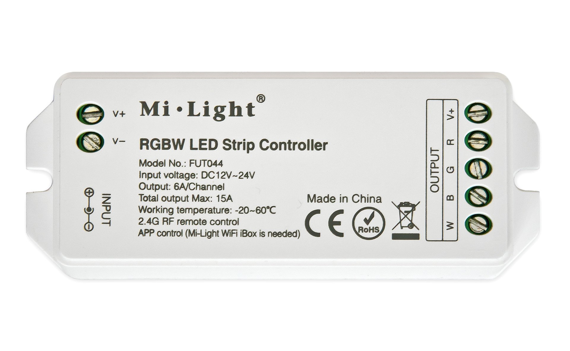 Mi·Light RGBW LED Strip Controller 12-24V, 15A (los)