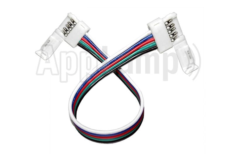 RGBW flexibel koppelstuk voor 12mm RGBW LED strips, 15cm - 5 contacten