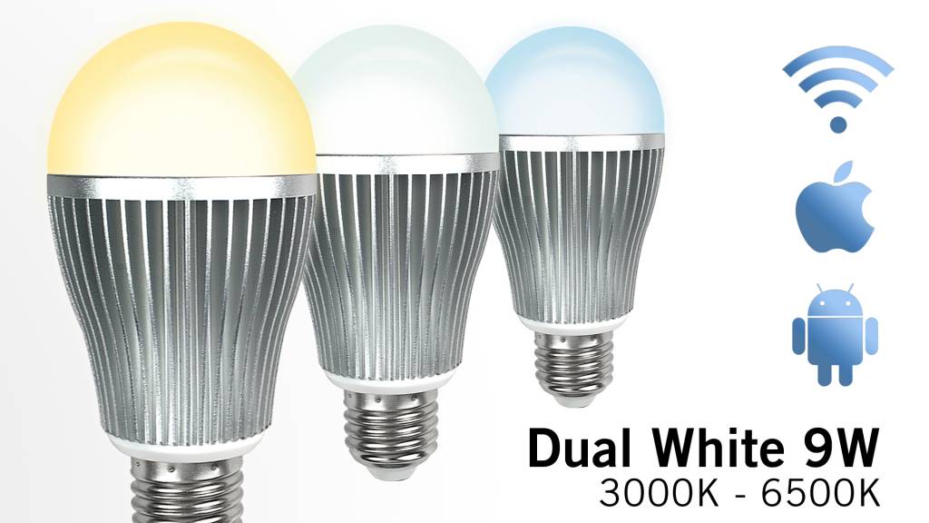 Wifi LED Lamp Dual White 9W