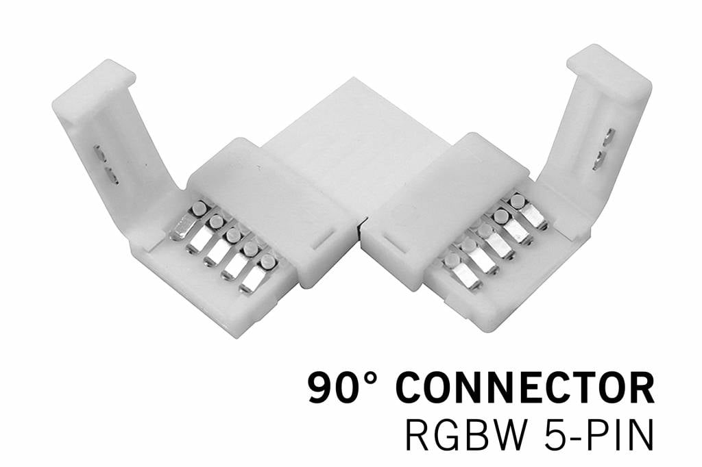 RGBW LED strip 90° hoek connector
