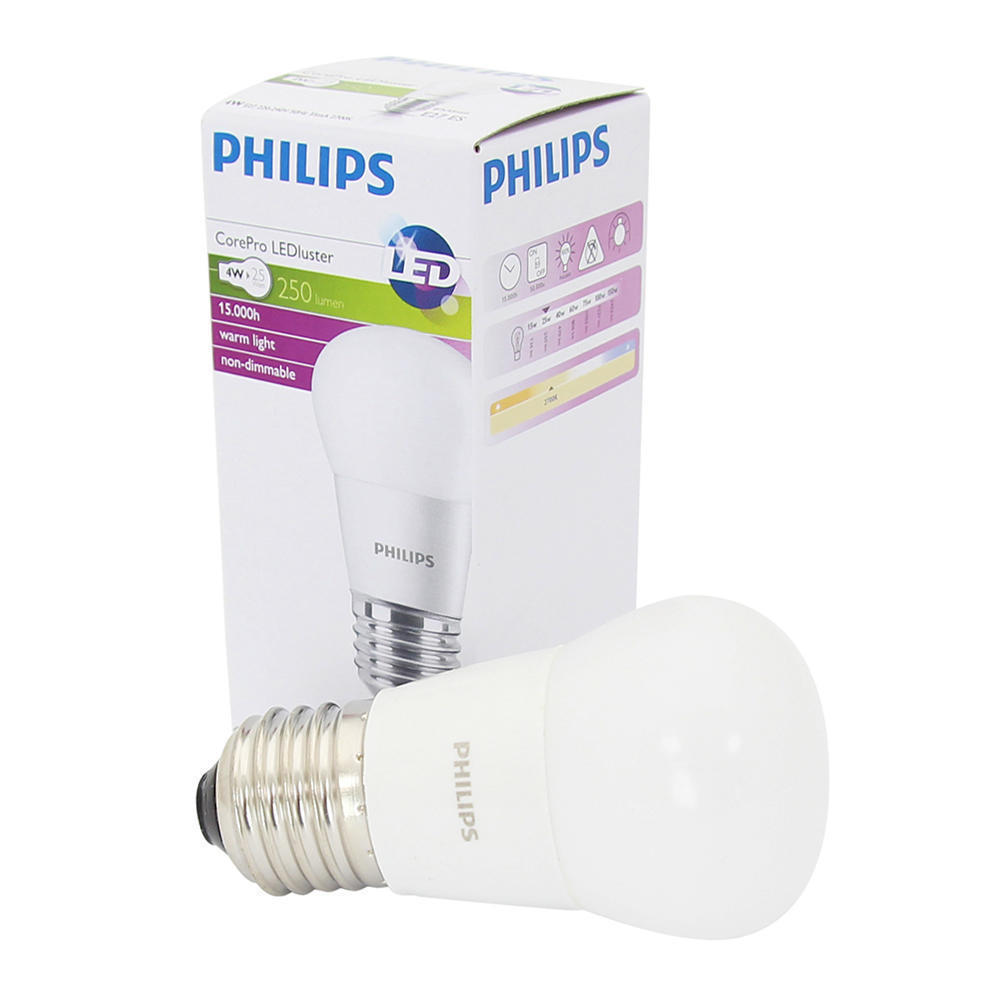 Philips kogellamp LED mat 4W (vervangt 25W) grote fitting E27