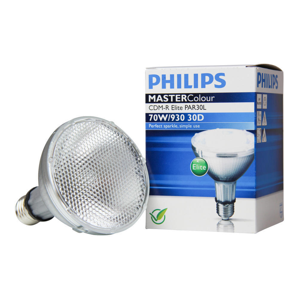 Philips MASTERColour CDM-R Elite 70W 930 E27 PAR30L 30D | Warm Wit - Beste Kleurweergave