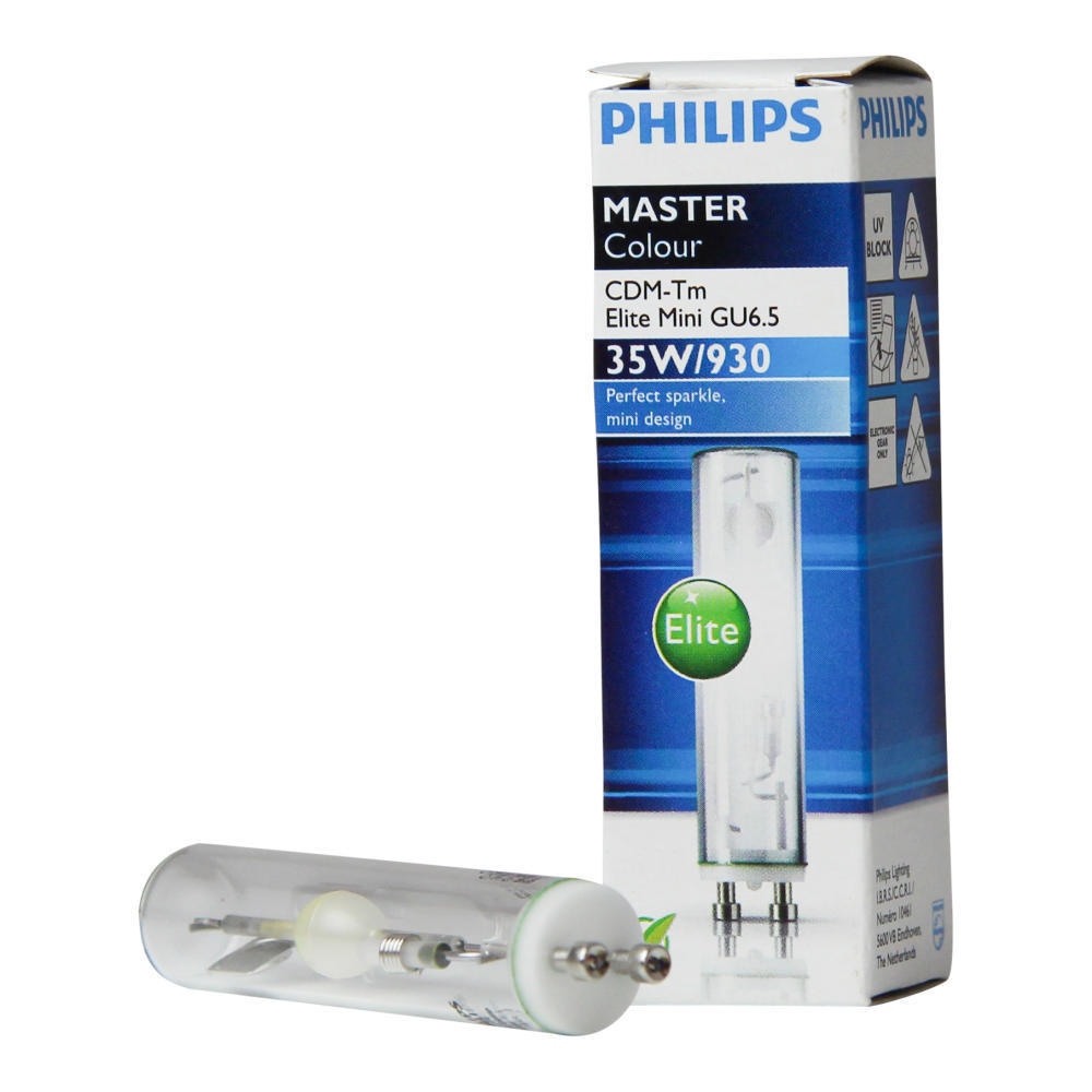 Philips MASTERColour CDM-Tm Elite Mini 35W 930 GU6.5 | Warm Wit - Beste Kleurweergave