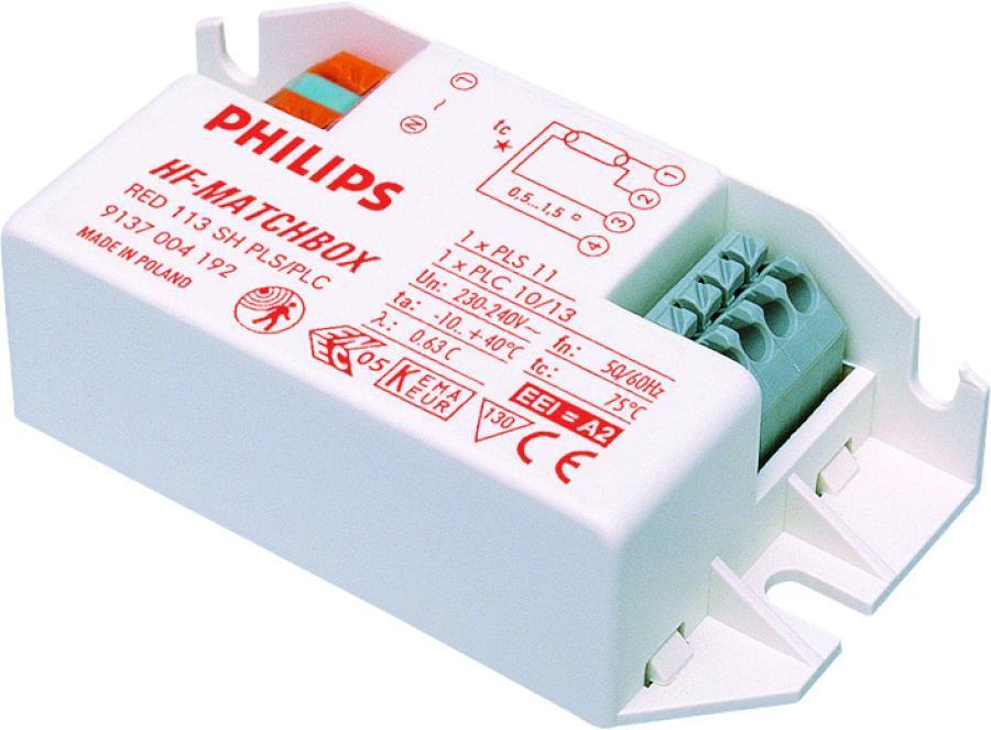Philips HF-Matchbox Red 118 SH PL-C/PL-T for 1x18W
