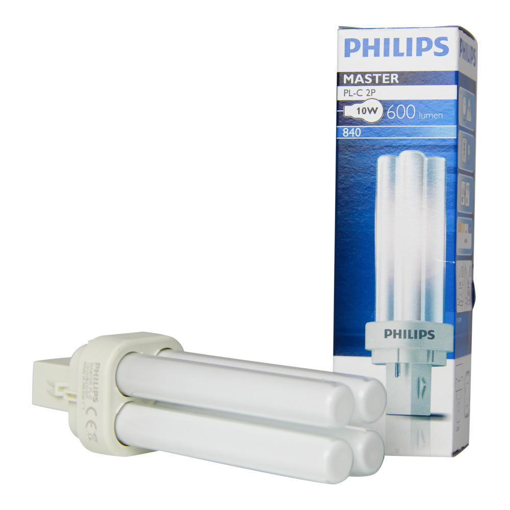 Philips PL-C 10W 840 2P (MASTER) | Koel Wit - 2-Pin