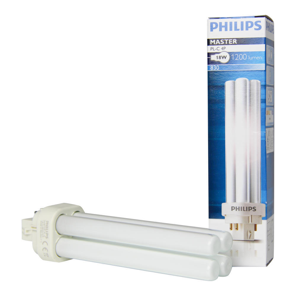 Philips PL-C 18W 830 4P (MASTER) | Warm Wit - 4-Pin