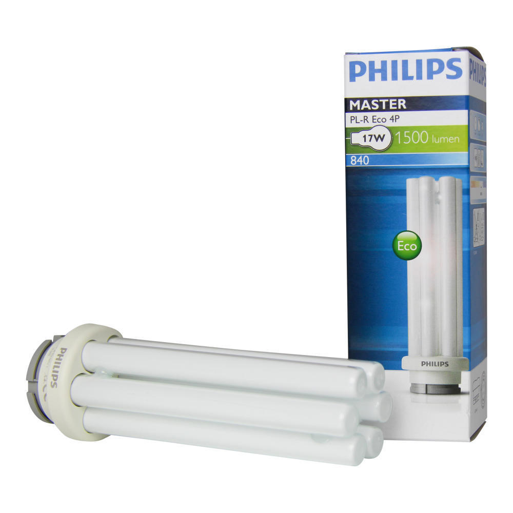Philips PL-R Eco 17W 840 4P (MASTER) | Koel Wit - 4-Pin