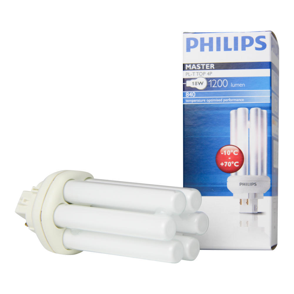 Philips PL-T Top 18W 840 4P (MASTER) | Koel Wit - 4-Pin
