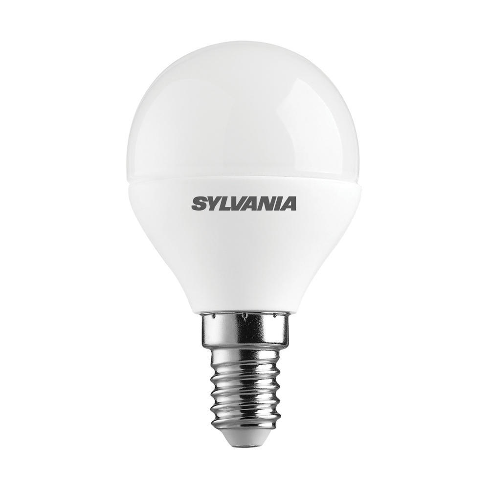 Sylvania kogellamp LED mat 6,5W (vervangt 40W) kleine fitting E14